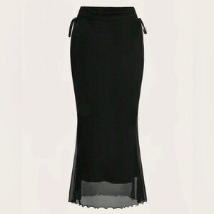 ROMWE fairycore drawstring skirt